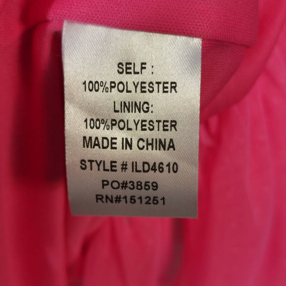 Elegant Pink Layered Dress - Picture 5 of 6